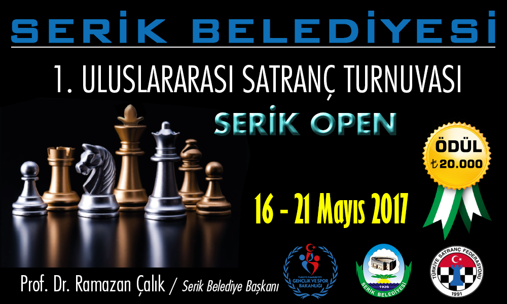 Serik Belediyesi Çilek Festivali 1.Uluslararası Satranç Turnuvası