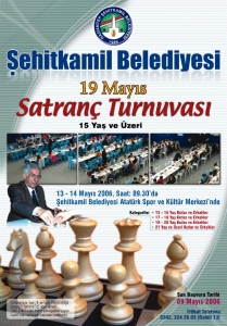 Gaziantep Şehihkamil Belediyesi 19 Mayıs Satranç Turnuvası!