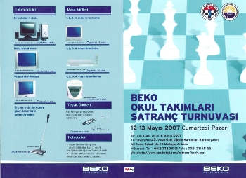Beko Okul Takımları Satranç Turnuvası