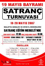 Malatya'da 19 Mayıs Bayramı Satranç Turnuvası