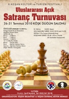 Keşan Açık Satranç Turnuvası Başladı
