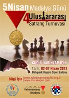 4. Uluslararası 5 Nisan Madalya Günü Turnuvası