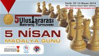 5. Uluslararası 5 Nisan Madalya Günü Turnuvası