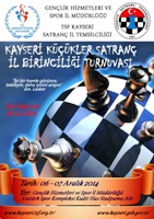 Kayseri Küçükler Satranç İl Birinciliği Turnuvası