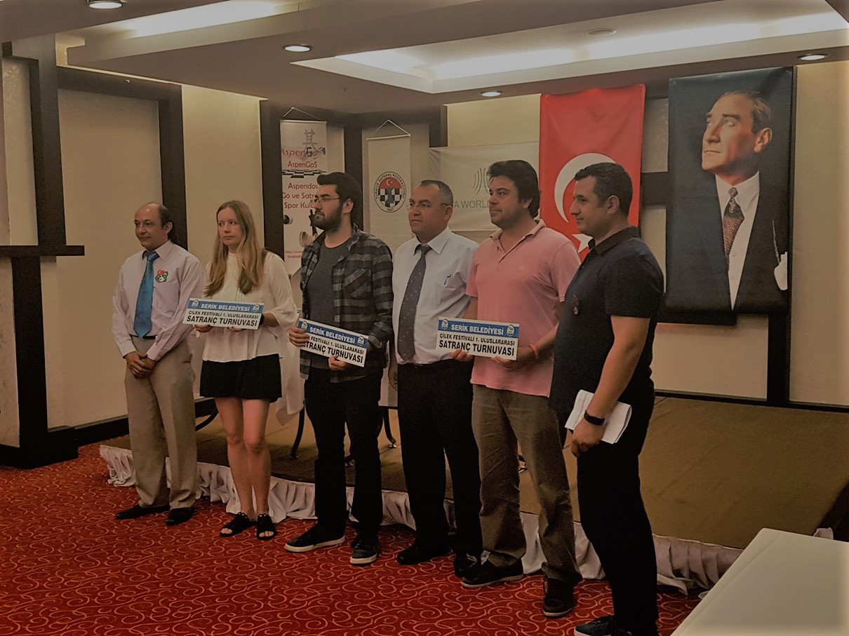 Serik Açık’ta İlk Üç: GM Bernadskiy, FM Eminov, IM Atalık