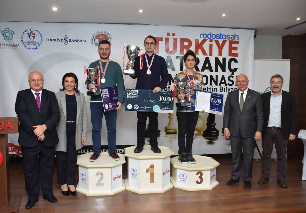 Şampiyon GM Yılmaz, İkinci IM Kanmazalp, Üçüncü FM Kılıç!