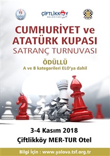 Cumhuriyet ve Atatürk Kupası Ödüllü Satranç Turnuvası