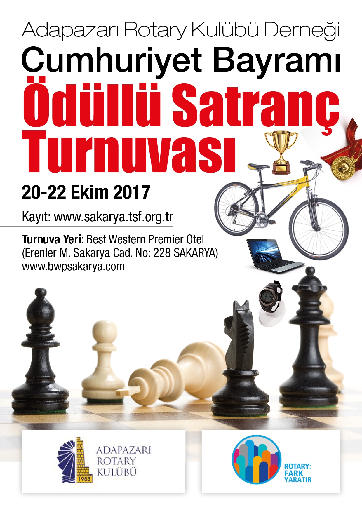 Rotary Kulübü “29 Ekim Cumhuriyet Bayramı” Satranç Turnuvası
