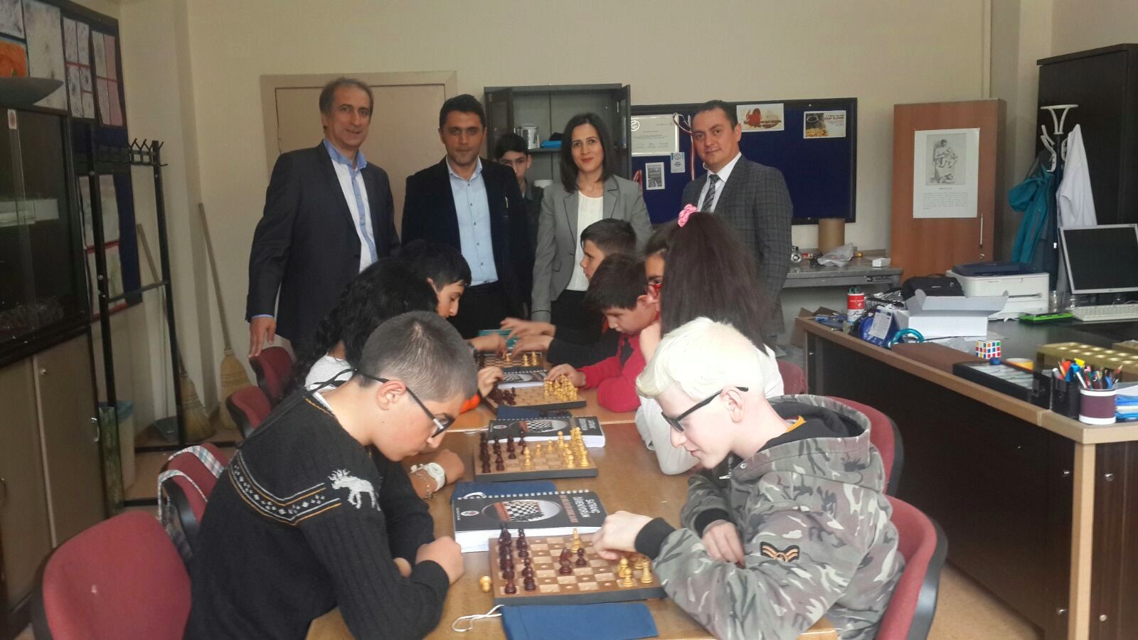 Görme Engellilere Satranç Sınıfı Erzurum’da Açıldı