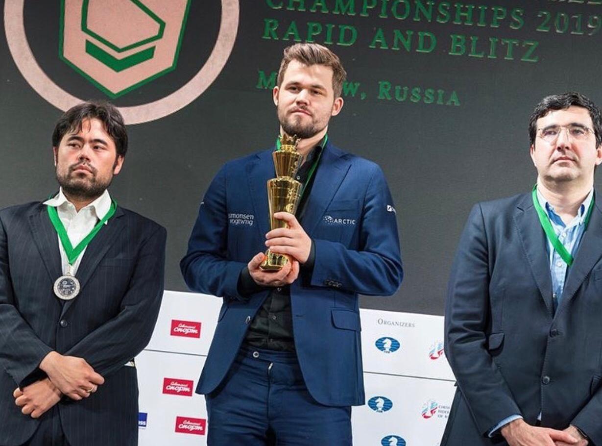 Yıldırım'da Şampiyonlar Carlsen ve Lagno