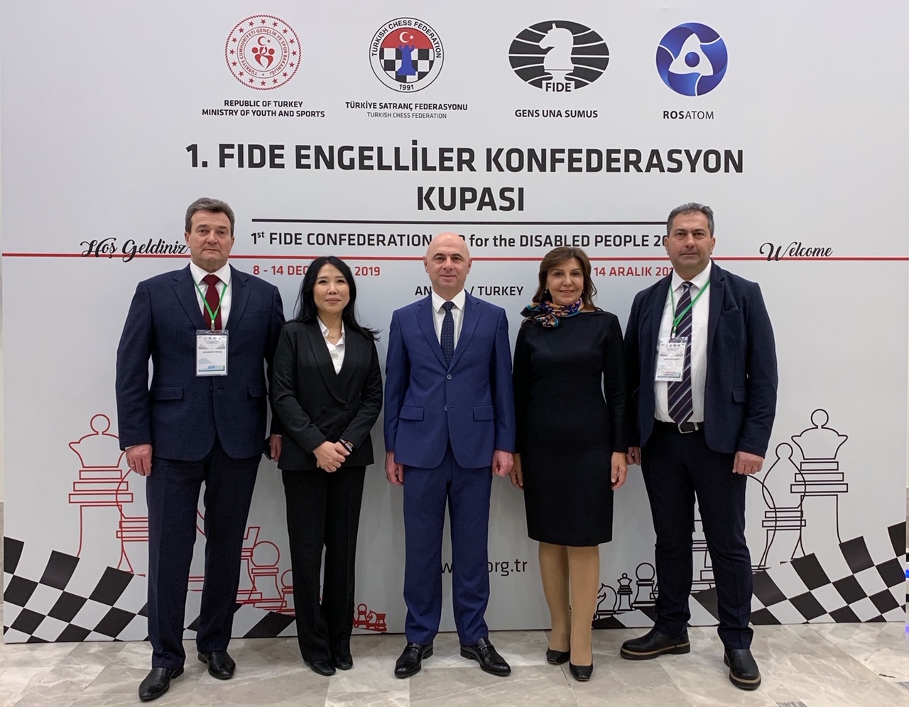 “2019 Engelliler İçin Birinci FIDE Konfederasyon Kupası” Ankara'da Başladı