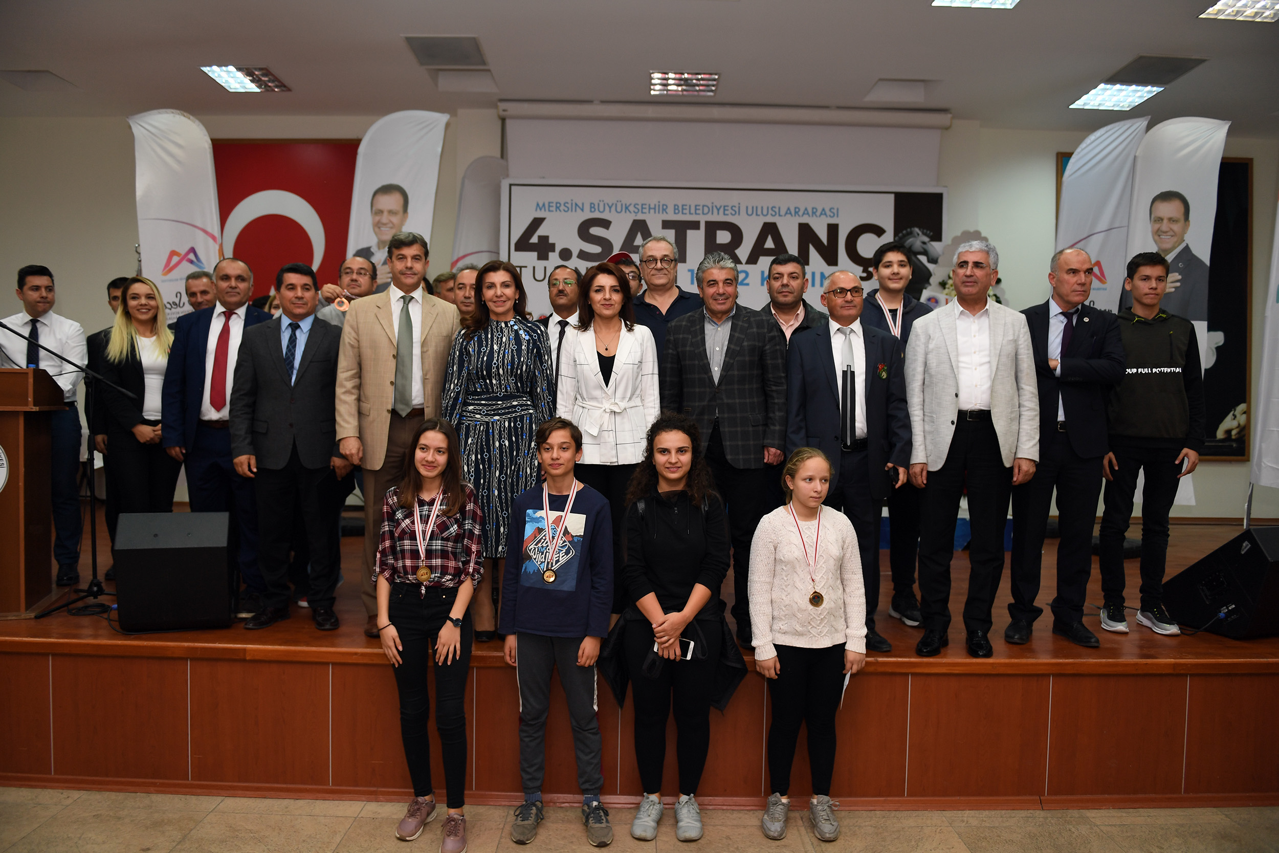 Mersin Büyükşehir Belediyesi IV. Uluslararası Satranç Turnuvası Sona Erdi