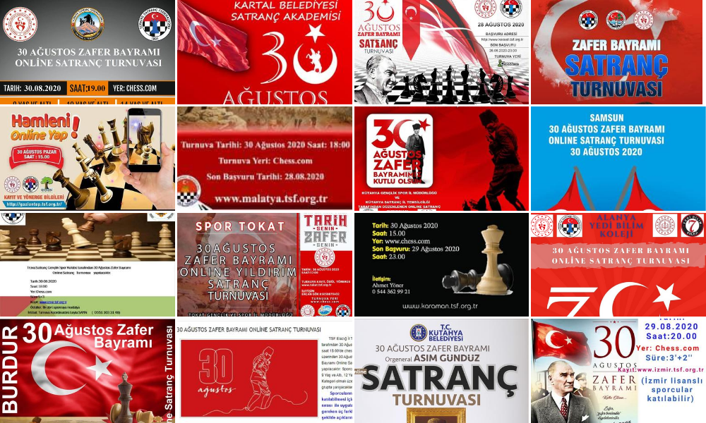 Türkiye'nin Dört Bir Yanında Hamleler 30 Ağustos Zafer Bayramı için Yapıldı