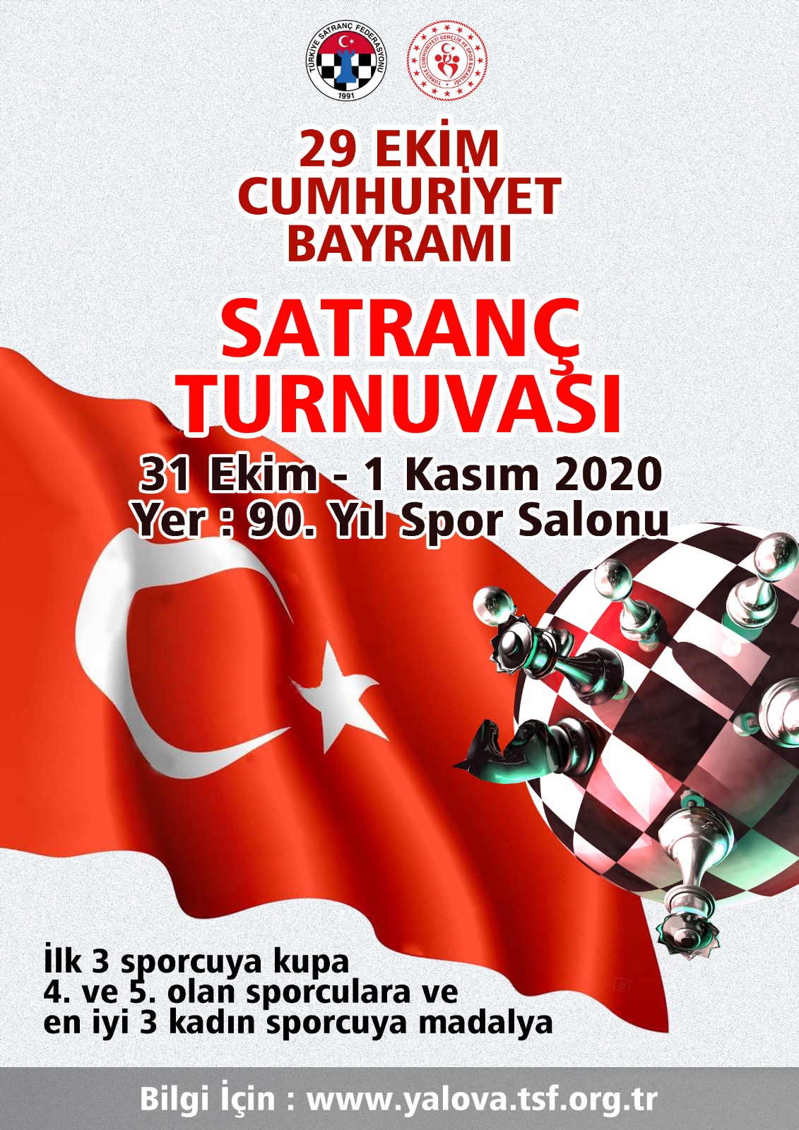 Yalova Cumhuriyet Bayramı Satranç Turnuvası