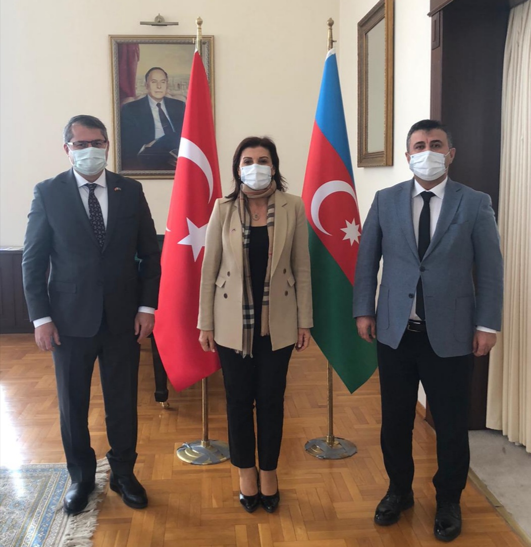Başkanımız ve Başkan Vekilimiz Büyükelçi Hazar İbrahim’i Ziyaret Etti