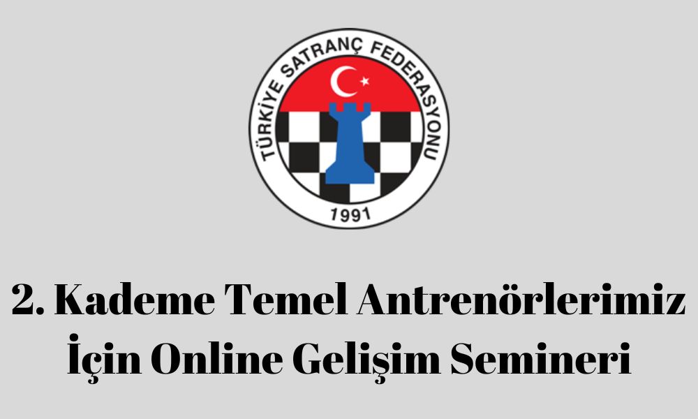 2. Kademe Temel Antrenörlerimiz İçin Online Gelişim Semineri