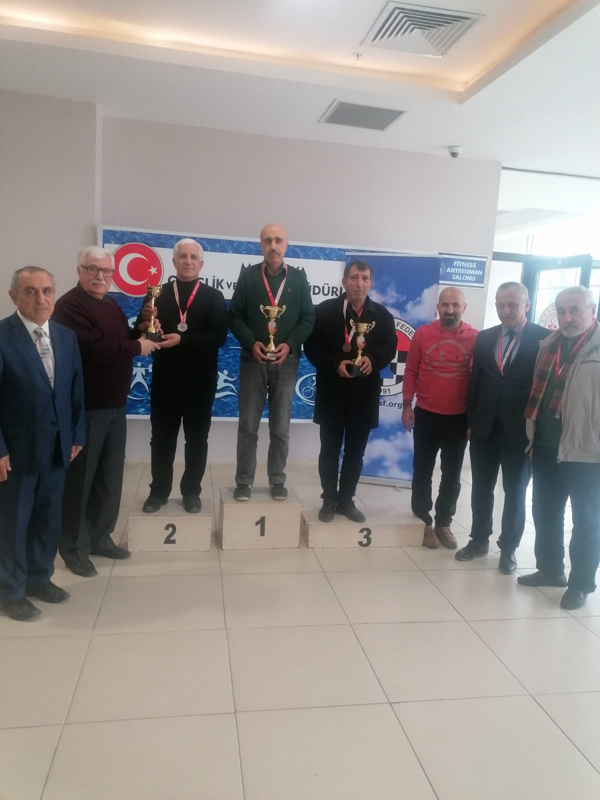 Malatya Satranç Emektarlar İl Birinciliği Turnuvası Tamamlandı
