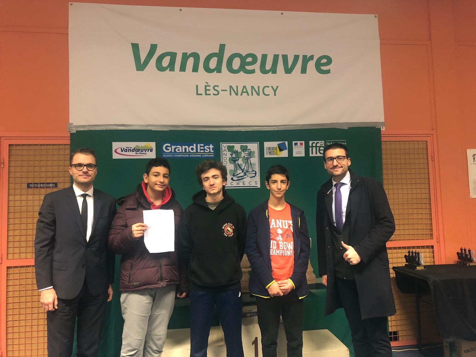 Vandoeuvre Açık Satranç Turnuvası Sona Erdi