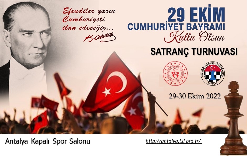 Antalya 29 Ekim Cumhuriyet Bayramı Satranç Turnuvası