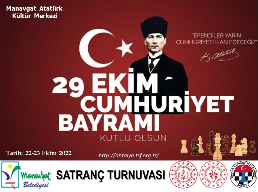 Manavgat 29 Ekim Cumhuriyet Bayramı Satranç Turnuvası