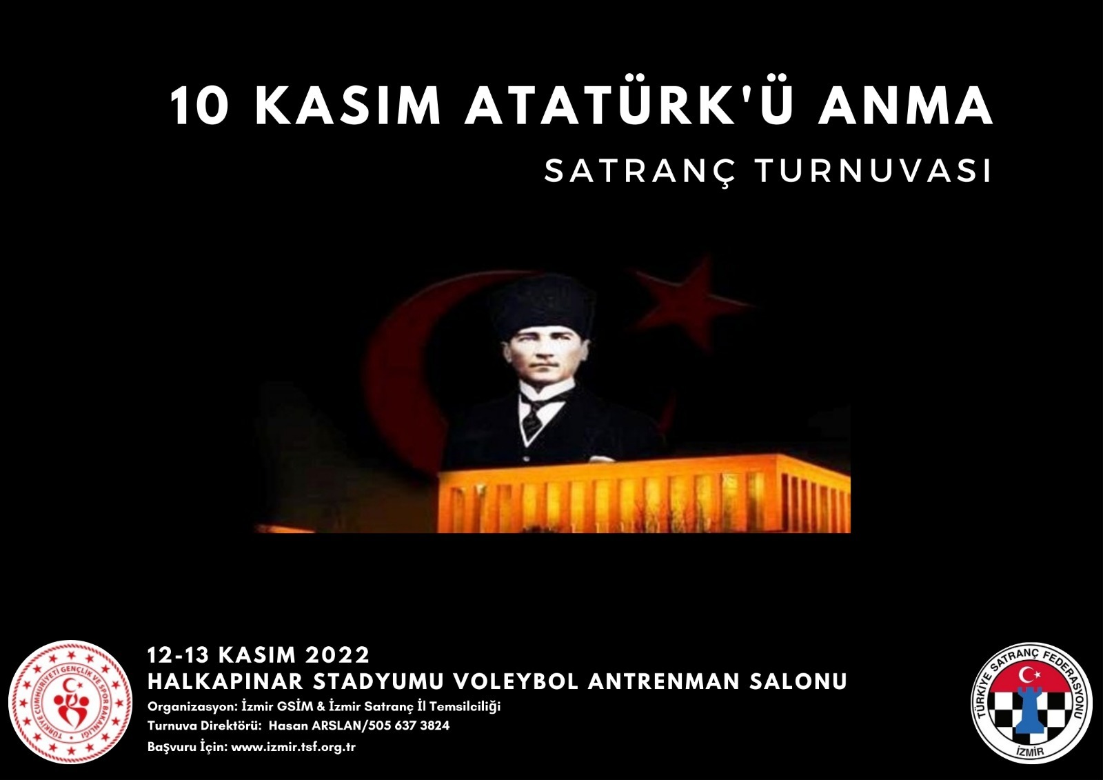 İzmir 10 Kasım Atatürk’ü Anma Satranç Turnuvası