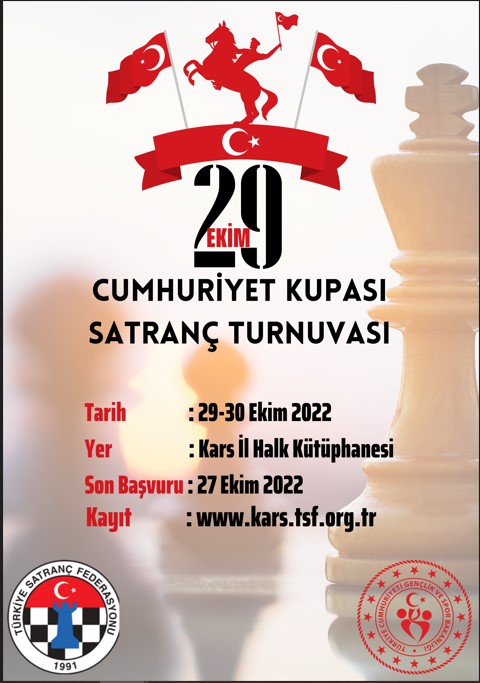 Kars 29 Ekim Cumhuriyet Bayramı Satranç Turnuvası