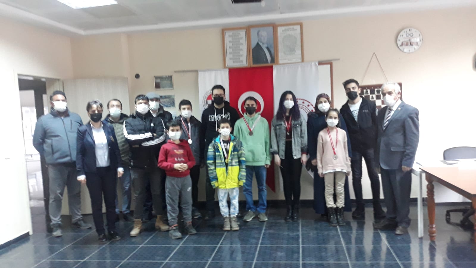 Kütahya Hızlı Satranç İl Birinciliği Tamamlandı