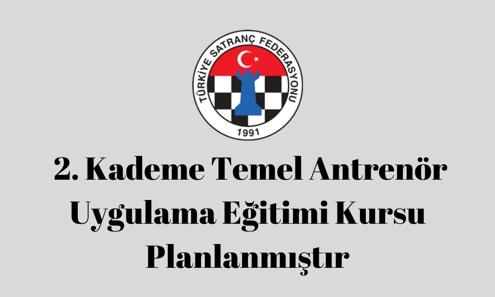 2. Kademe Temel Antrenör Uygulama Eğitimi Kursu Planlanmıştır