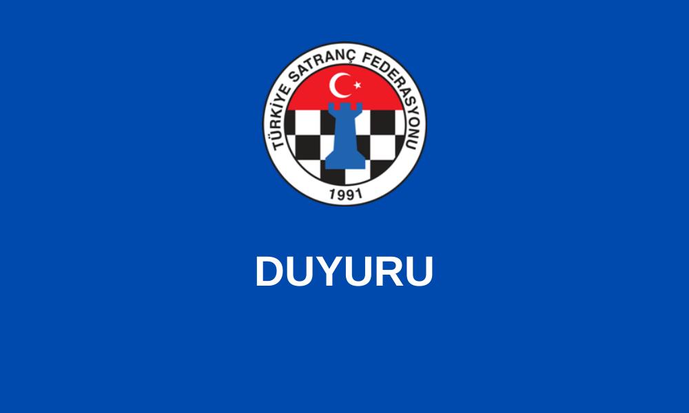 Türkiye Satranç Federasyonu Milli Takımlar Seçme Kriterleri