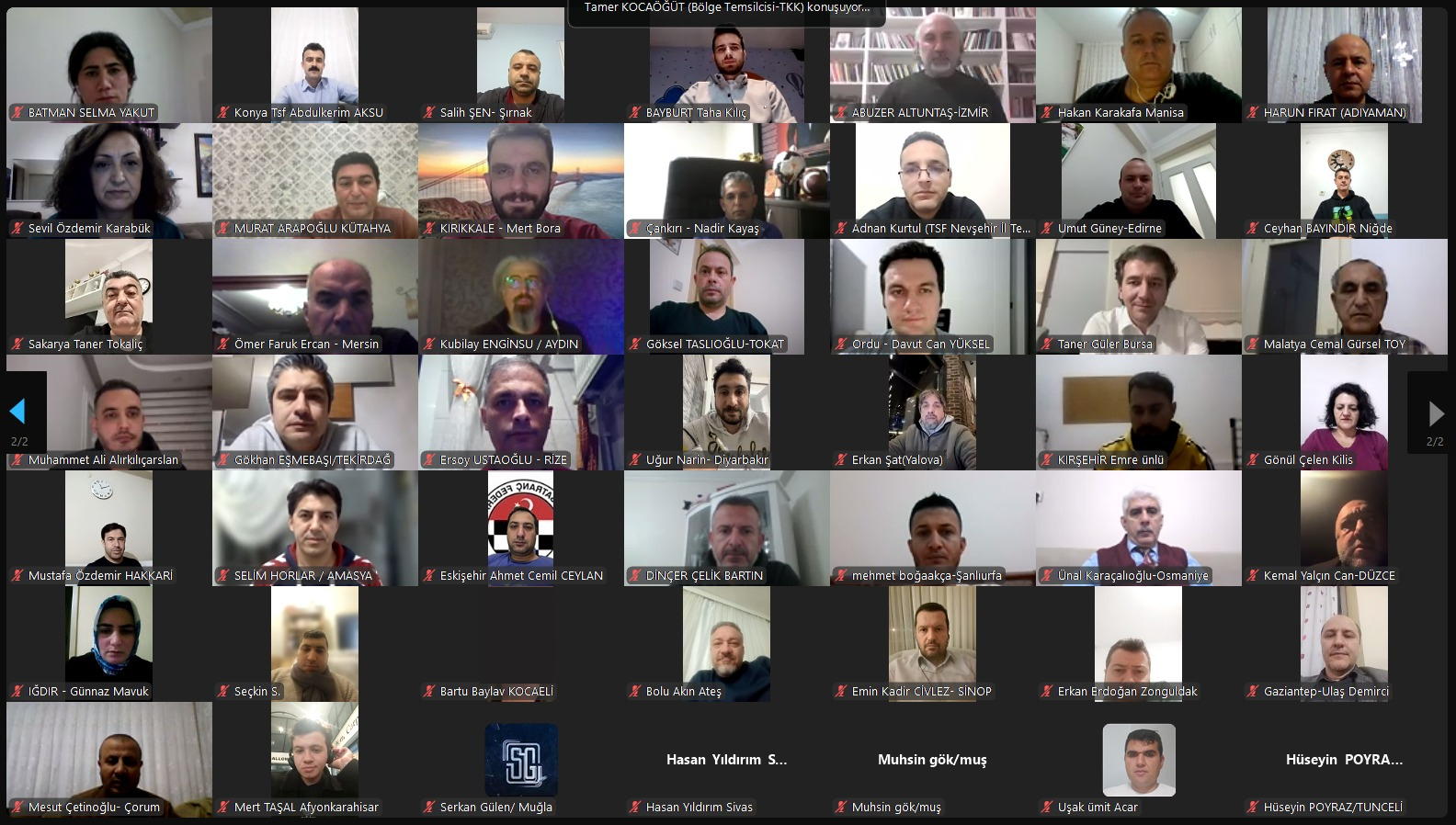 İl Temsilcilerimizle Online Toplantıda Buluştuk