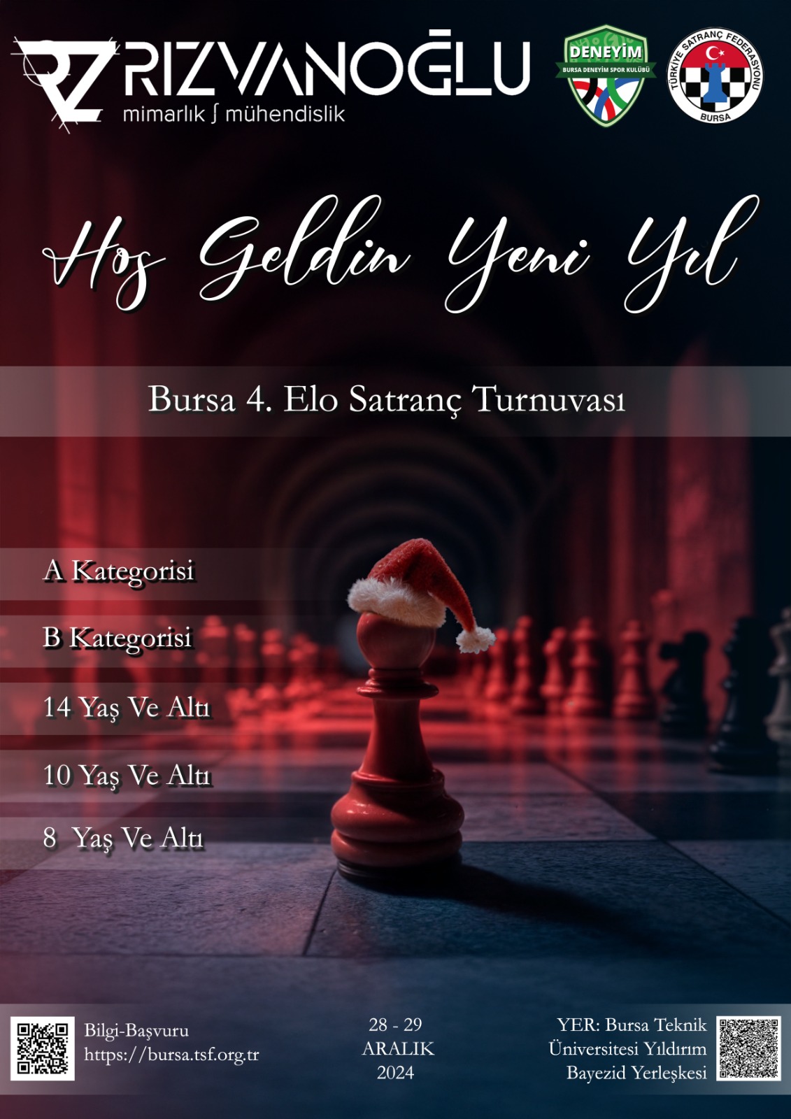 Bursa Rızvanoğlu Mimarlık Bursa 4. Açık Elo Satranç Turnuvası