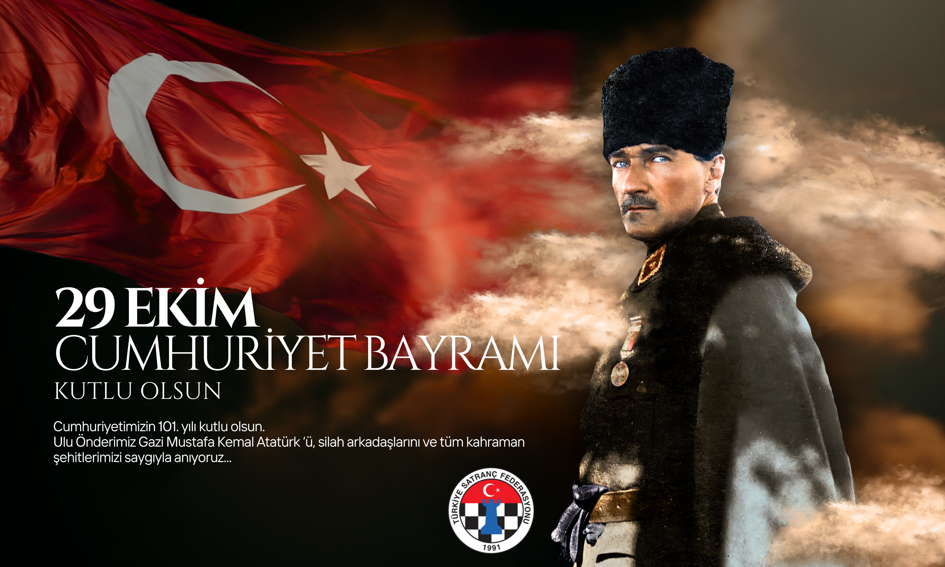 Cumhuriyetimizin 101. Yılı Kutlu Olsun