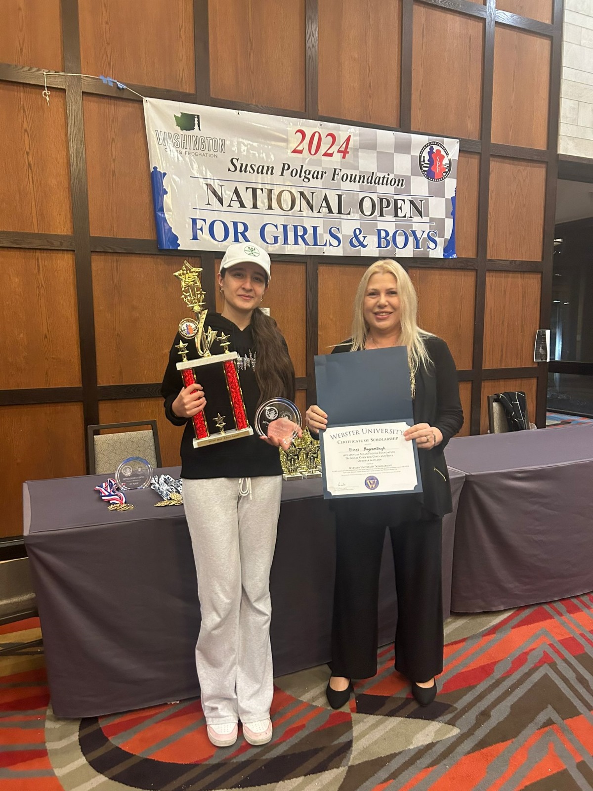Susan Polgar Vakfı Ulusal Açık Satranç Turnuvası’nda Sporcumuzdan Şampiyonluk