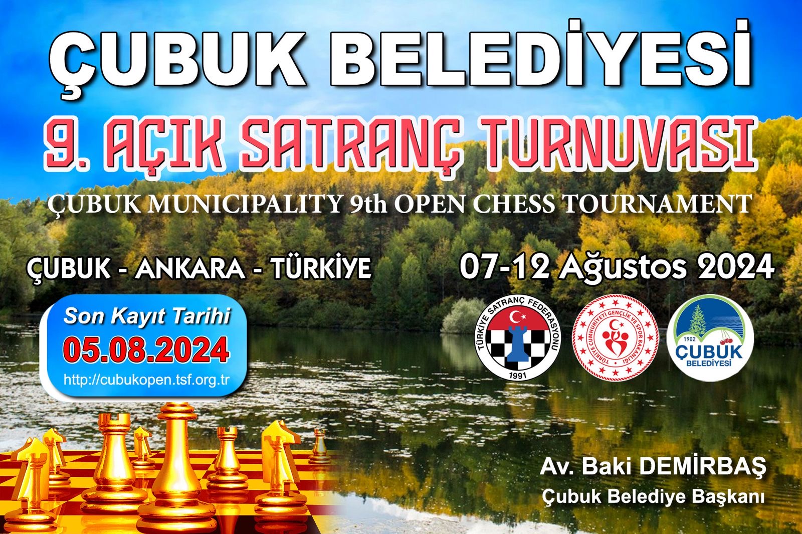 Çubuk Açık 7 -12 Ağustos’ta