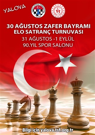 Yalova Zafer Bayramı Elo Satranç Turnuvası
