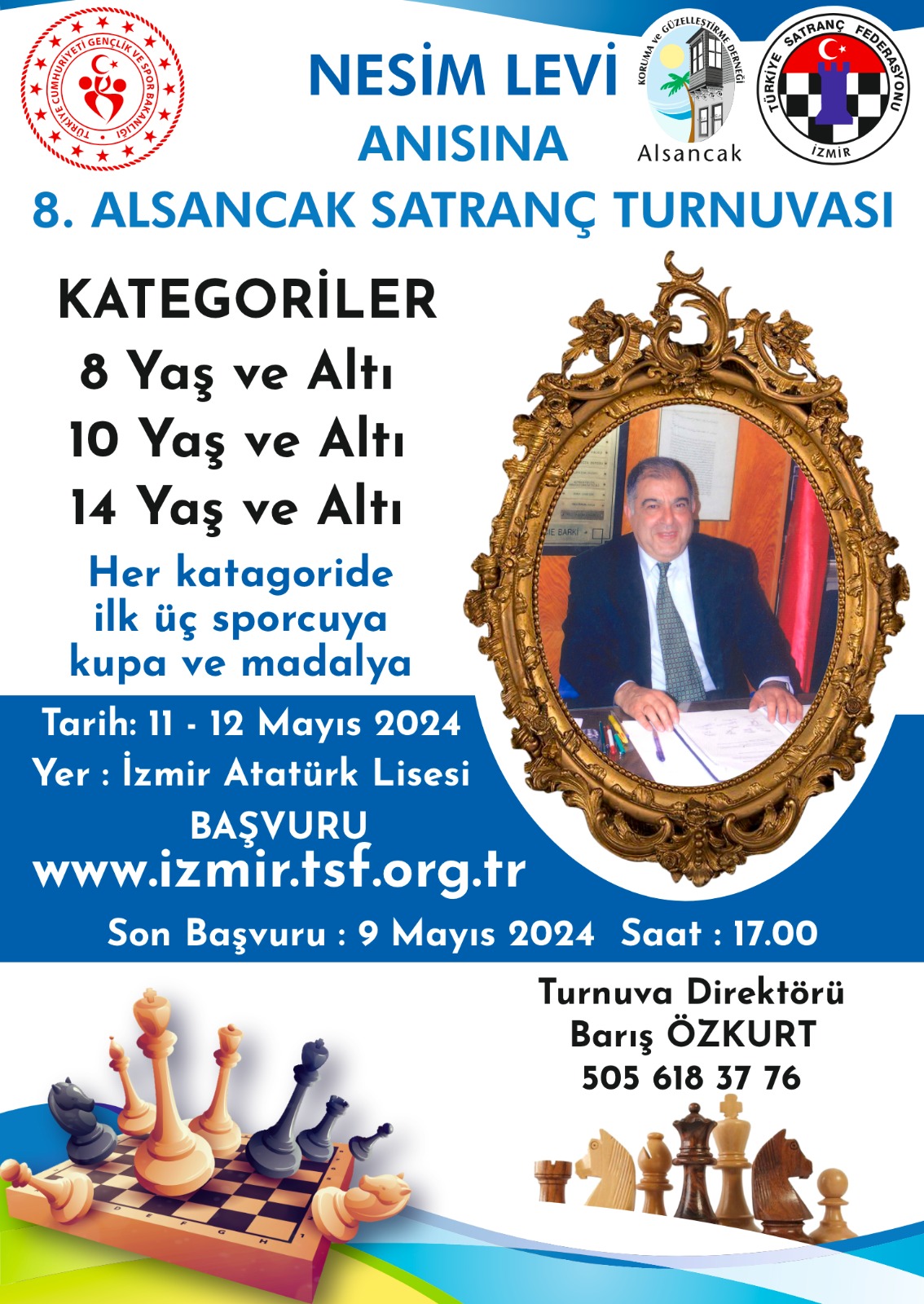 Nesim Levi Anısına 8. Alsancak Satranç Turnuvası