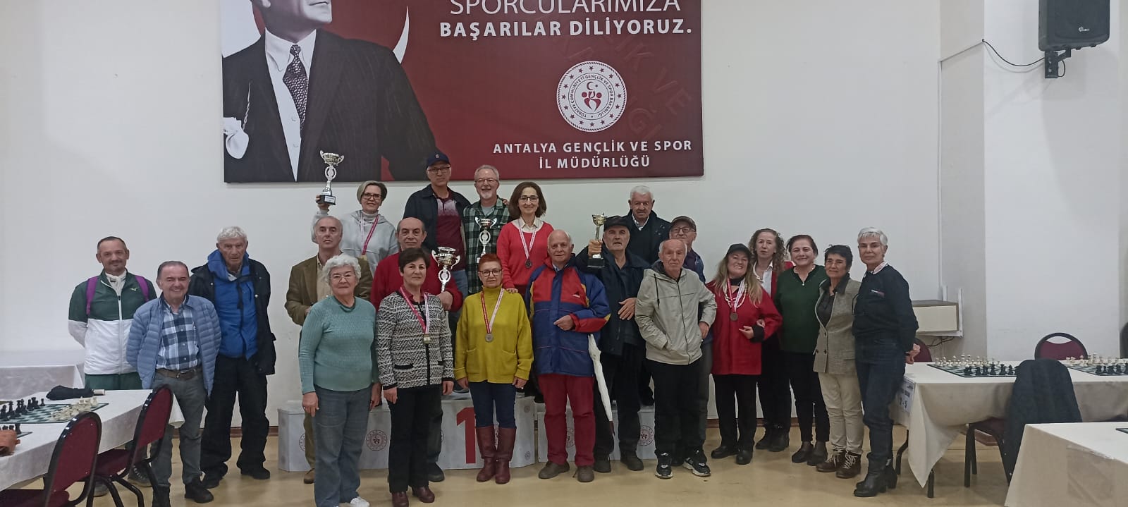 Antalya Emektarlar İl Birinciliği Tamamlandı