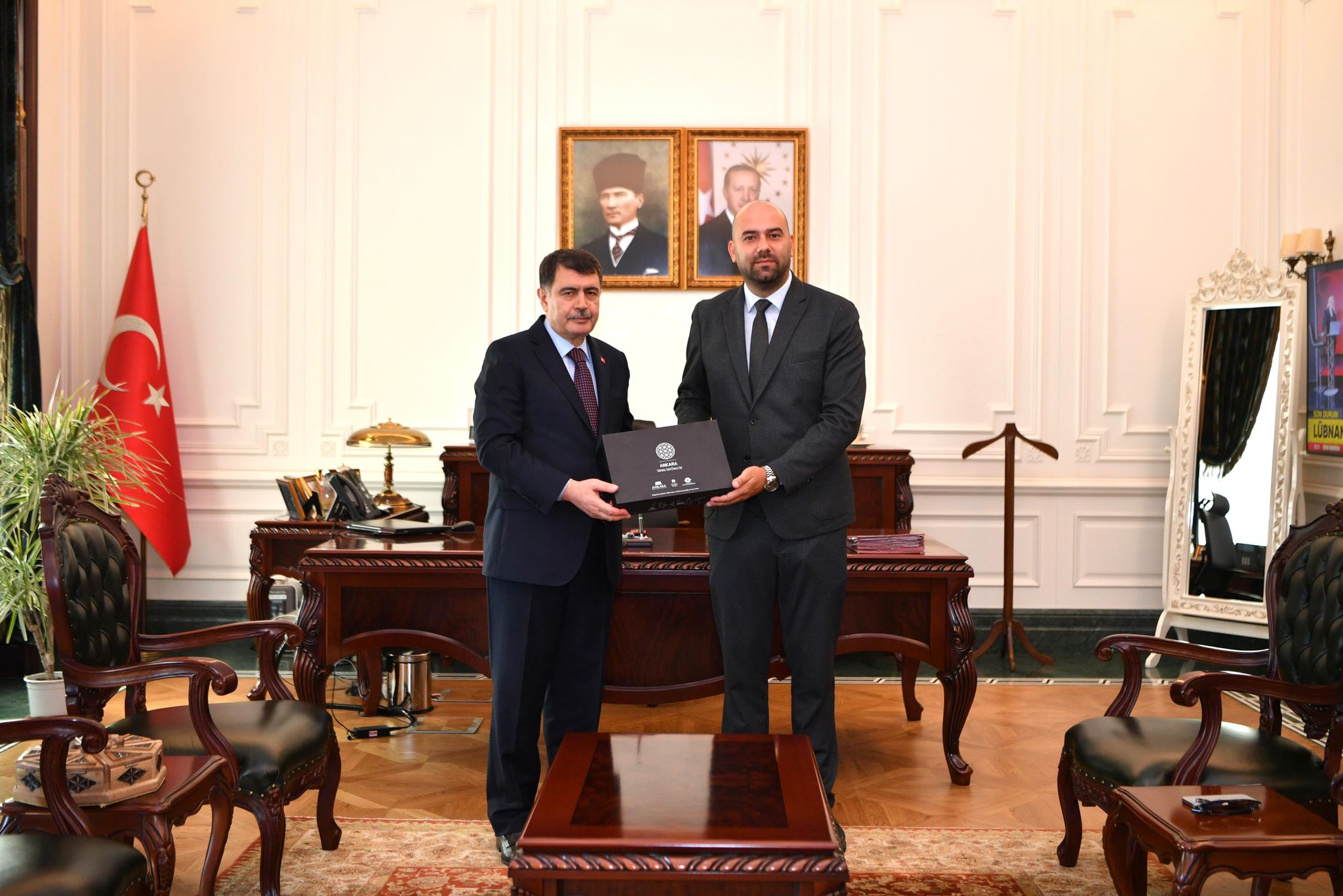Federasyon Başkanımız, Ankara Valisi Şahin'i Makamında Ziyaret Etti