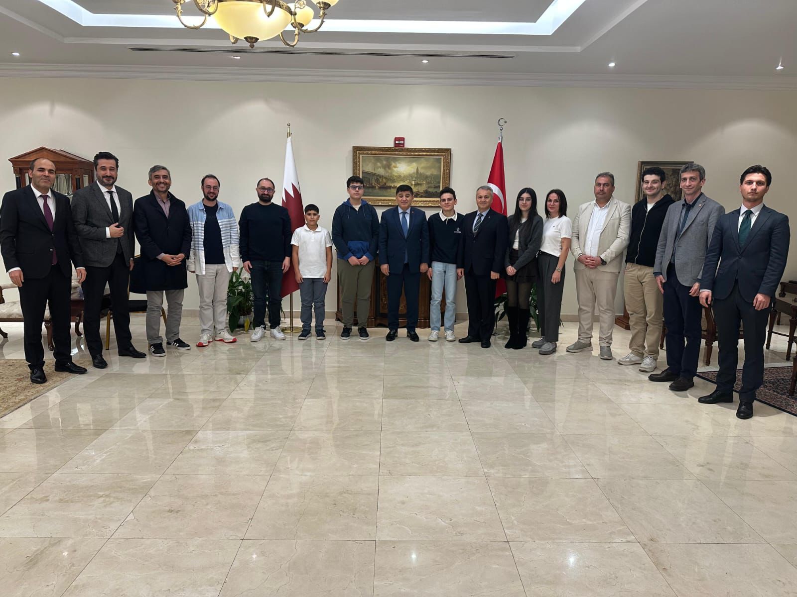 Milli Sporcularımızdan Doha Büyükelçiliğine Ziyaret