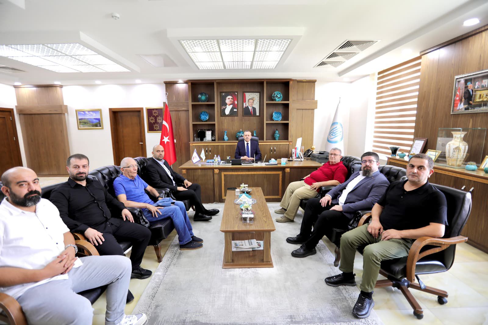 Bitlis Eren Üniversitesi Rektörü Prof. Dr. Necmettin Elmastaş’a Ziyaret