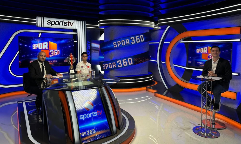 Federasyon Başkanımız Fethi Apaydın ve Avrupa Şampiyonu Sporcumuz Eren Elçi, Spor360’a Konuk Oldu