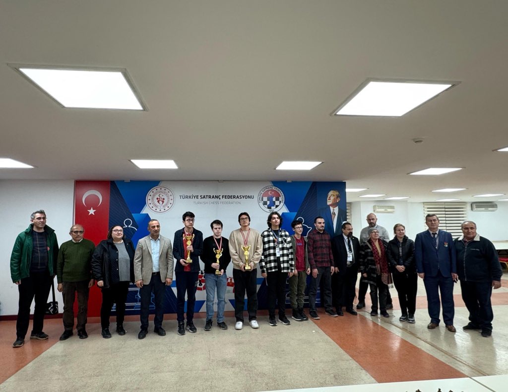 Ali İpek 12. Anma Satranç Turnuvası Sona Erdi