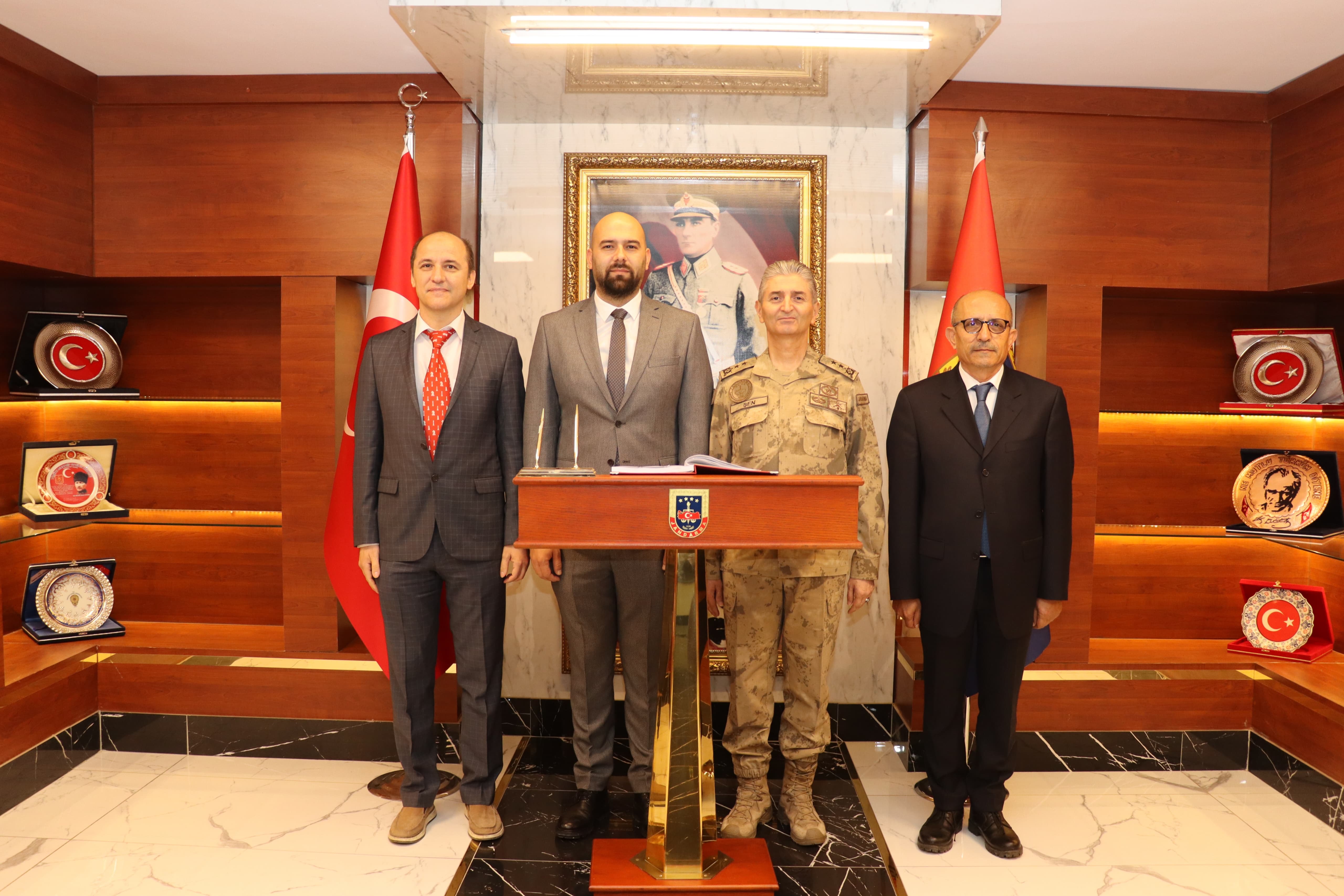 Federasyon Başkanımızdan Gaziantep İl Jandarma Komutanı Tümgeneraline Ziyaret