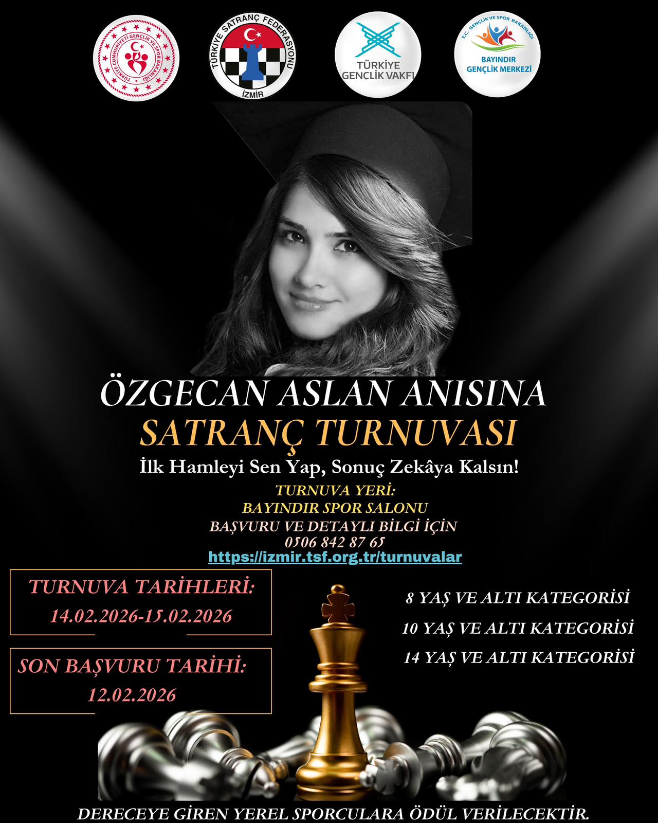 Bayındır Özgecan Aslan Anısına Satranç Turnuvası