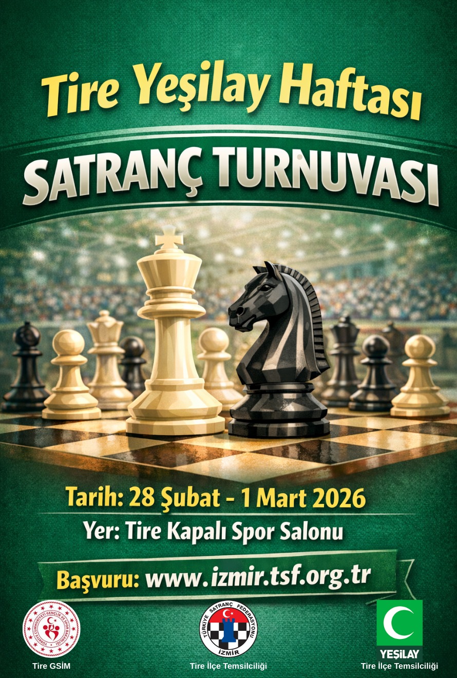Tire Yeşilay Haftası Satranç Turnuvası