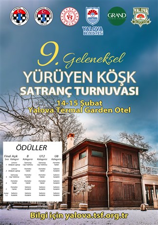 9. Geleneksel Yürüyen Köşk Satranç Turnuvası