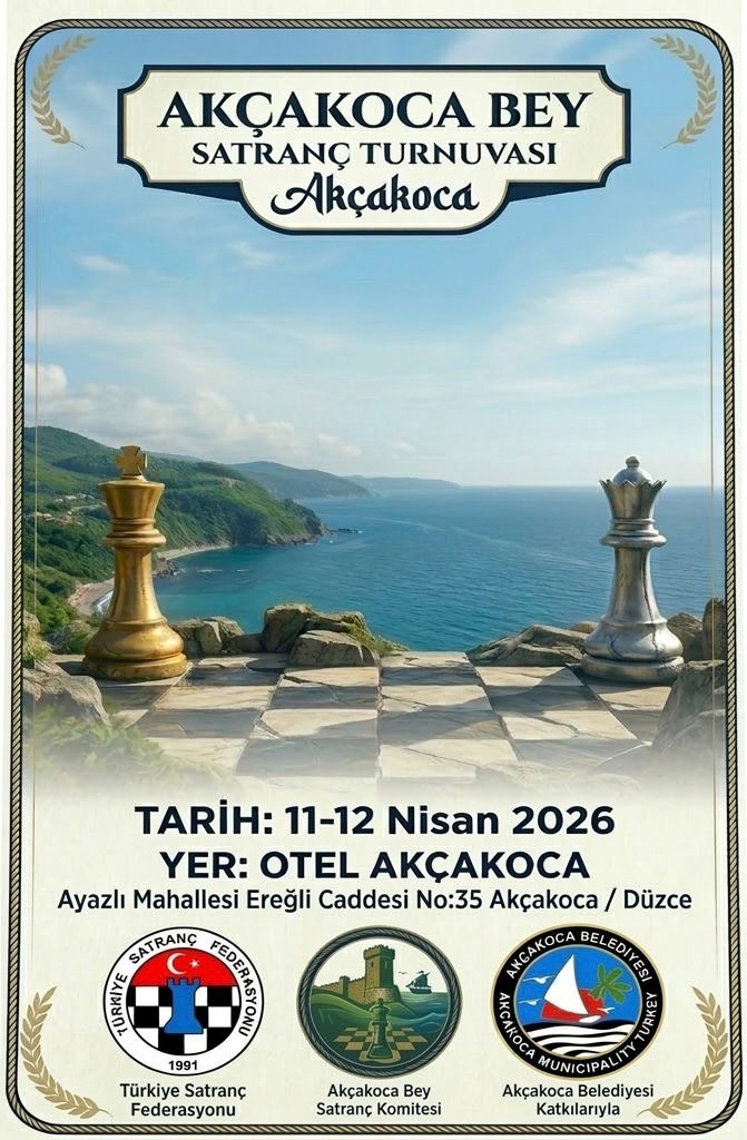 Akçakoca Belediyesi Geleneksel Akçakoca Bey Satranç Turnuvası