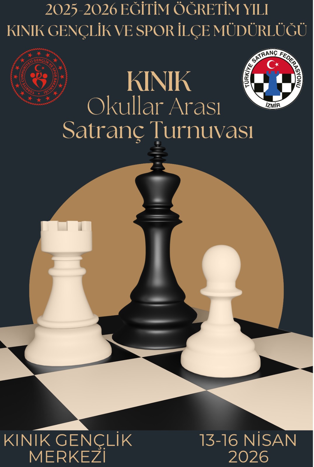(2025-2026 Öğretim Yılı Kınık Gençlik Spor İlçe Müdürlüğü Okullar Arası Satranç Turnuvası