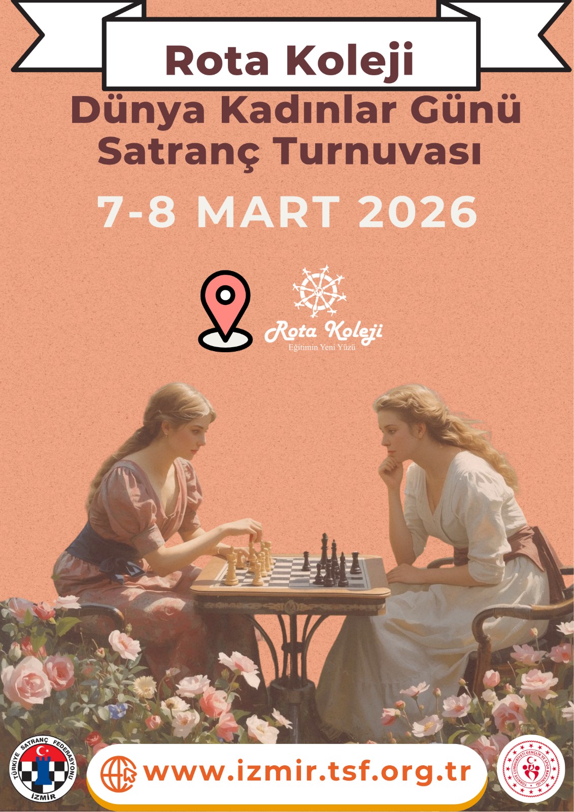 Rota Koleji Dünya Kadınlar Günü Satranç Turnuvası