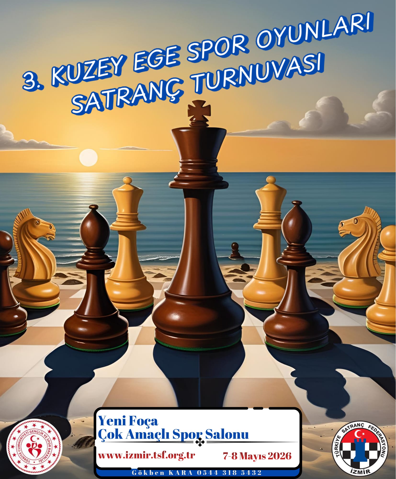 3. Kuzey Ege Spor Oyunları Satranç Turnuvası